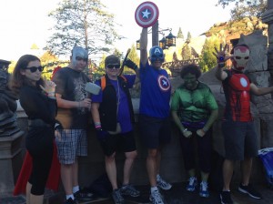 Yes, we all went as members of the Avengers. Yes we did. And yes, you're jealous.